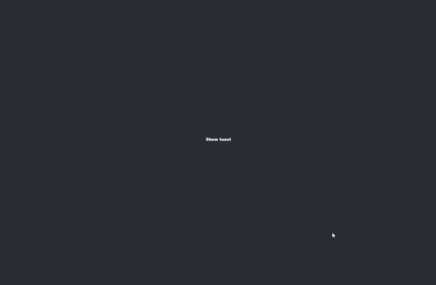 Super easy: Custom Toast message manager with React (and TypeScript) | by  Dayan Petrow | Medium