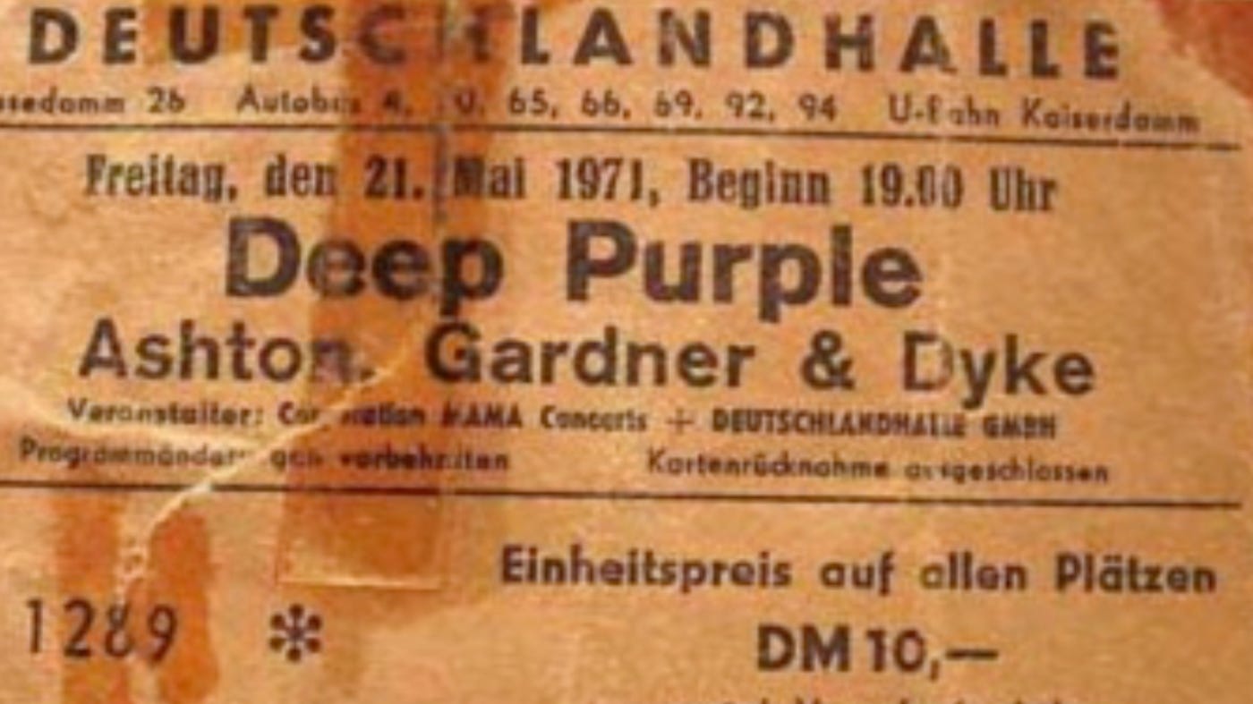 Deep Purple Live In Berlin May 21 1971 By Ulf A Fischbeck Iberlin Medium