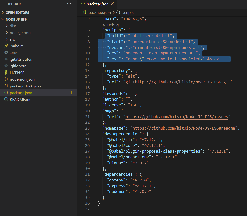 Using ES6 in Node JS Server. How to setup Node JS Server with ES6… | by  Hitesh Sahu | Medium