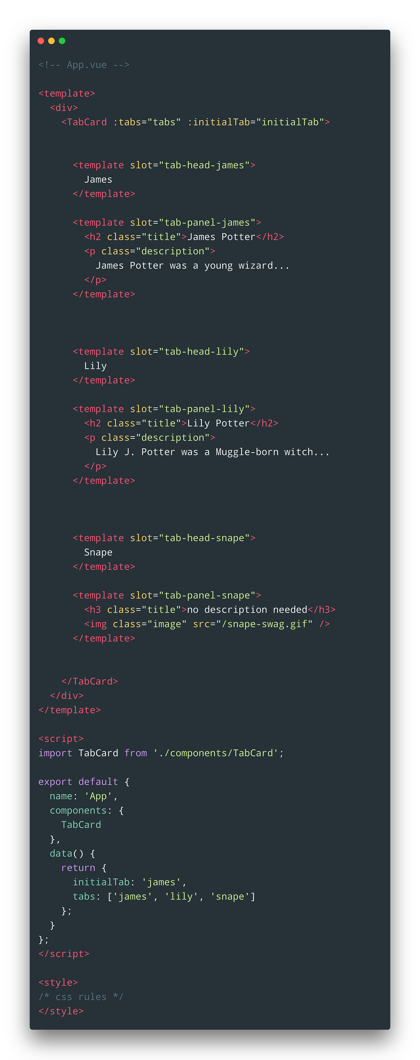 Highly Customizable Tab Component with Vue.js Slots by Aditya Agarwal