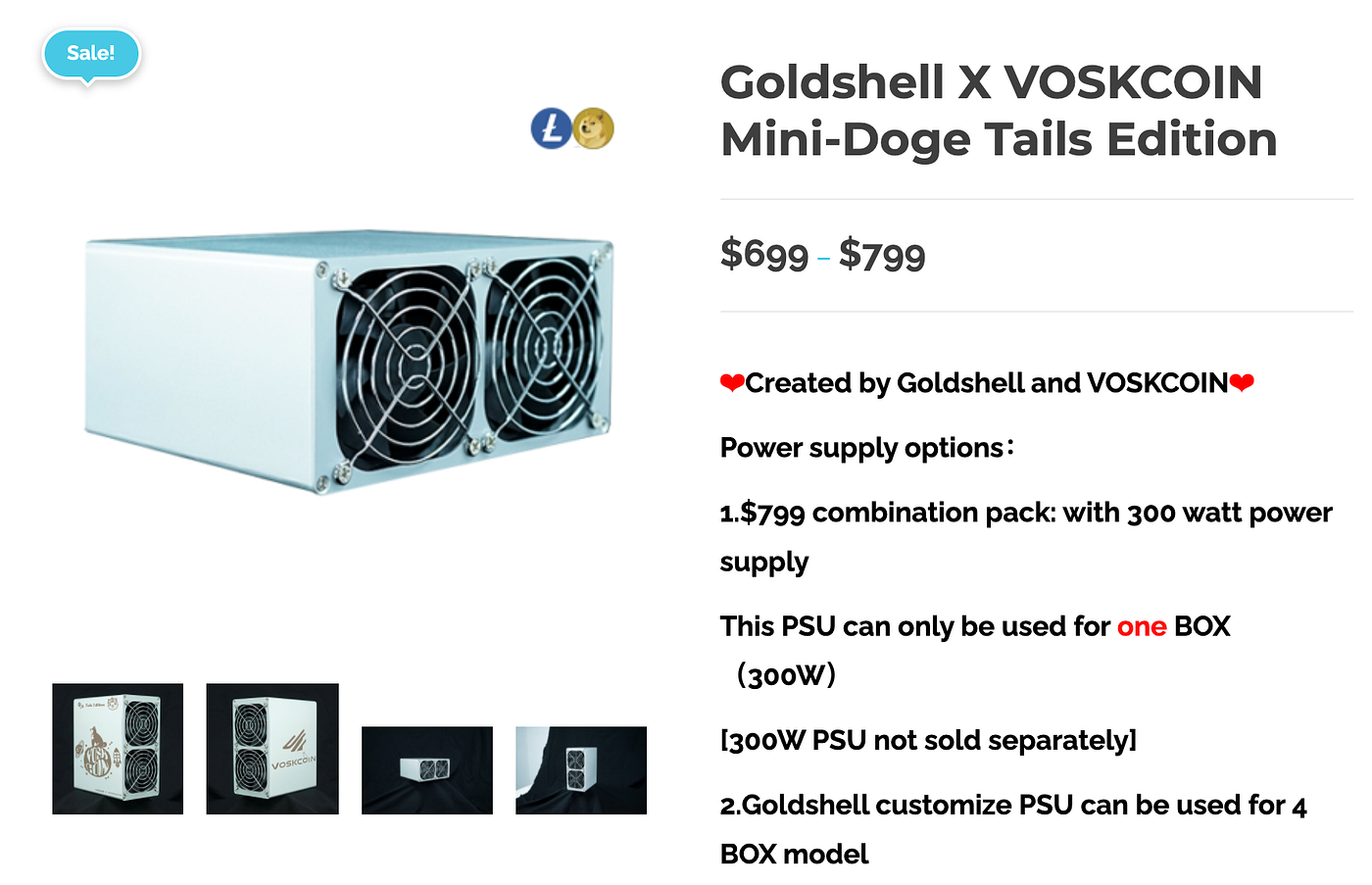 Goldshell x VoskCoin Mini Doge TAILS EDITION! | by VoskCoin | VoskCoin |  Medium
