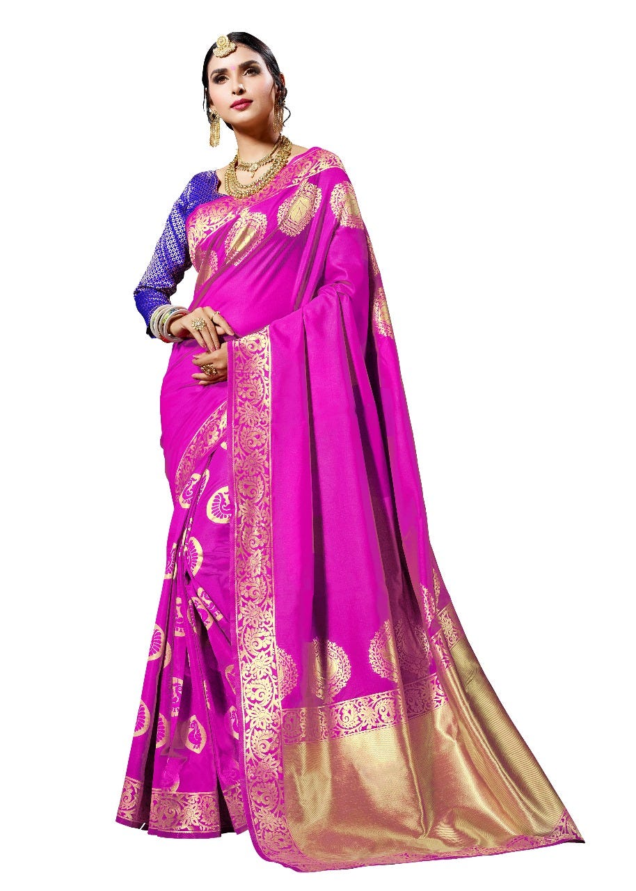 latest saree pattern for wedding