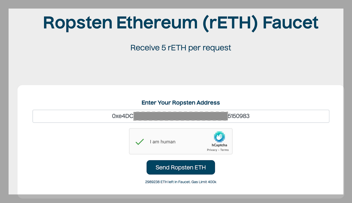 How to add test ETH from the Faucet | by Amin Shariati | Medium