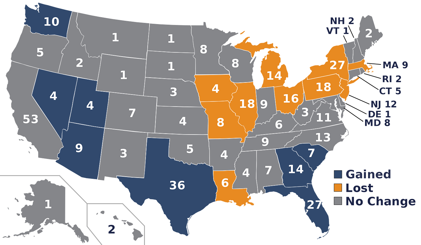 The Reapportionment Act Of 2021. How The 117th U.S. Congress Can… | By ...