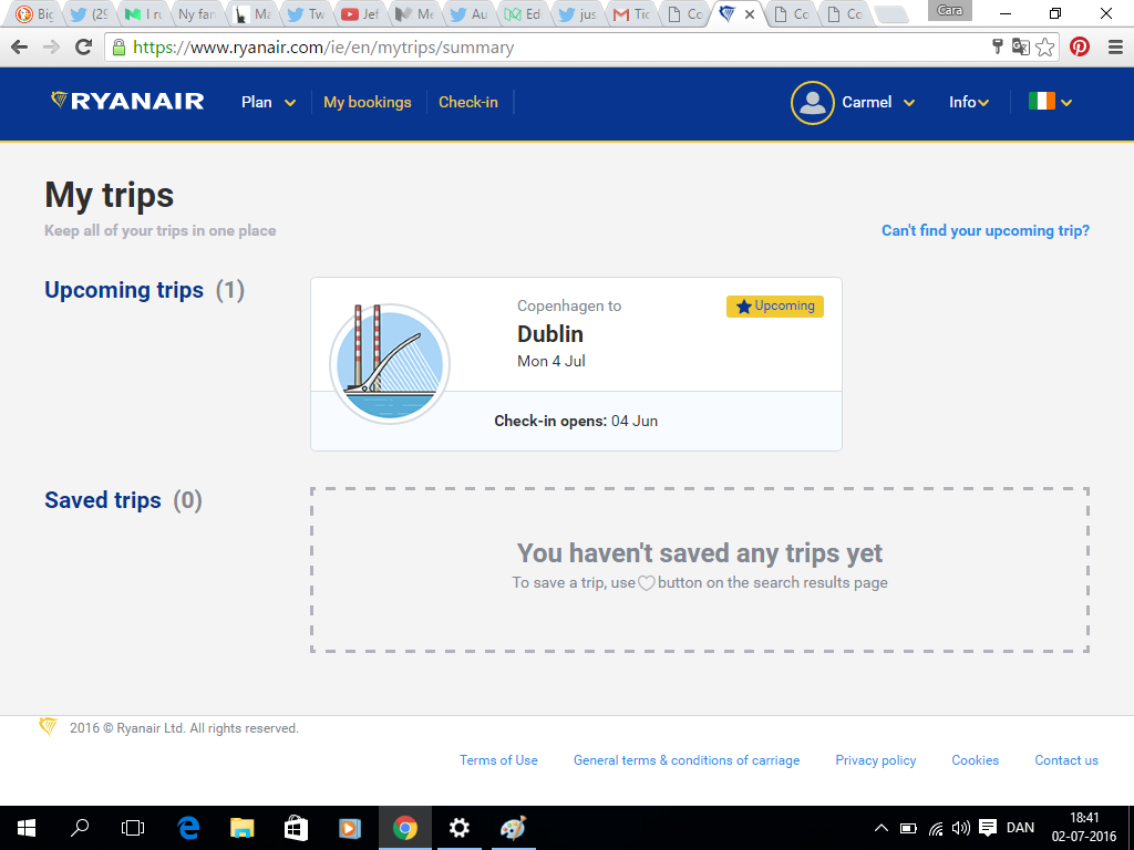 Dear Ryanair — I just want to change my flight date from July 4 2016 to June 15 2017 by