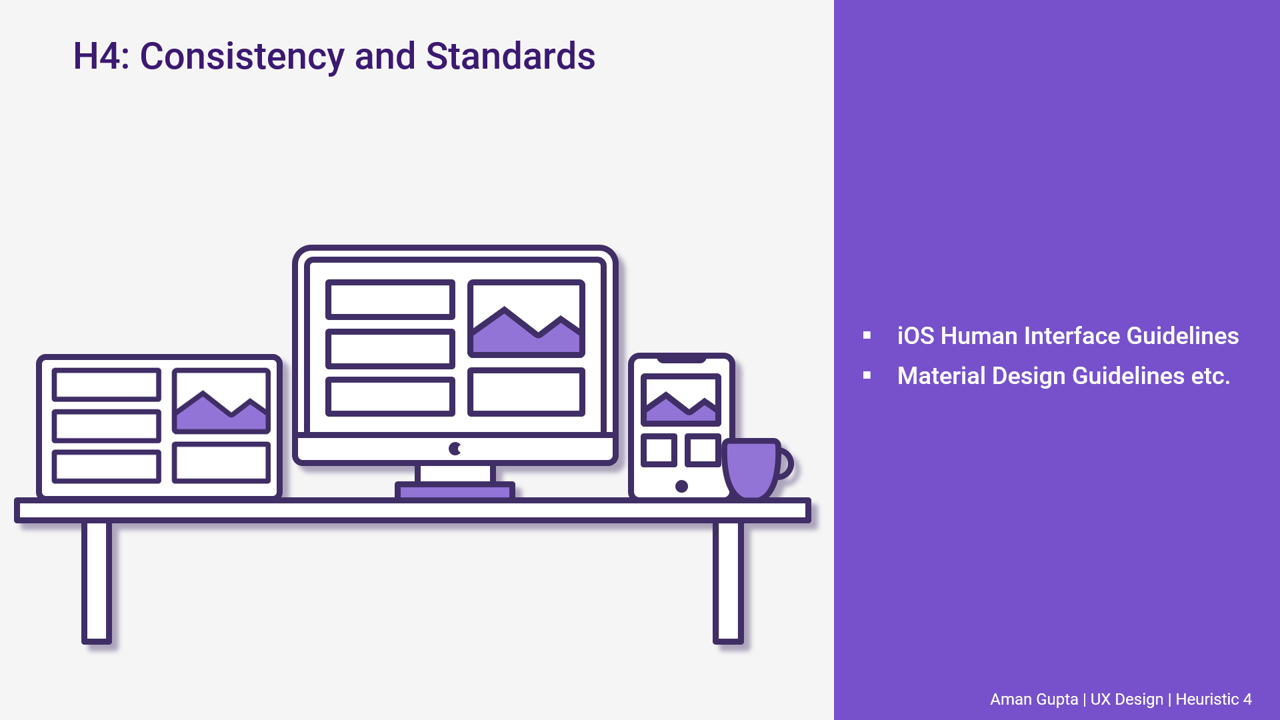 Heuristic Evaluation — H4 Consistency and Standards by Techskill