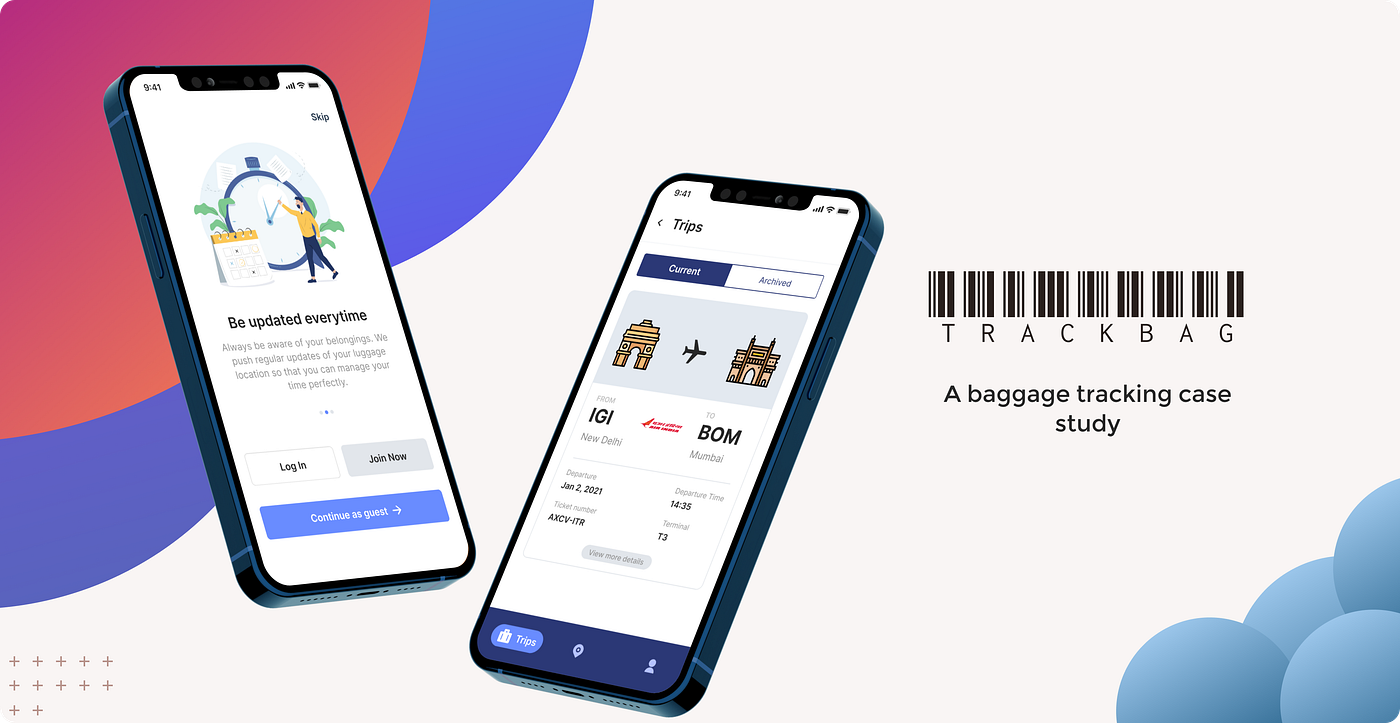 Online baggage tracing Clearance