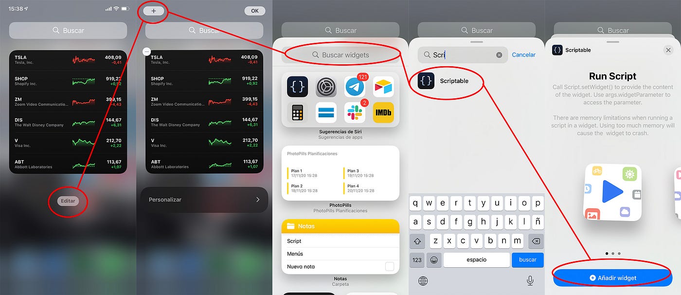 Create an iOS widget showing Google Spreadsheets data by Masumi