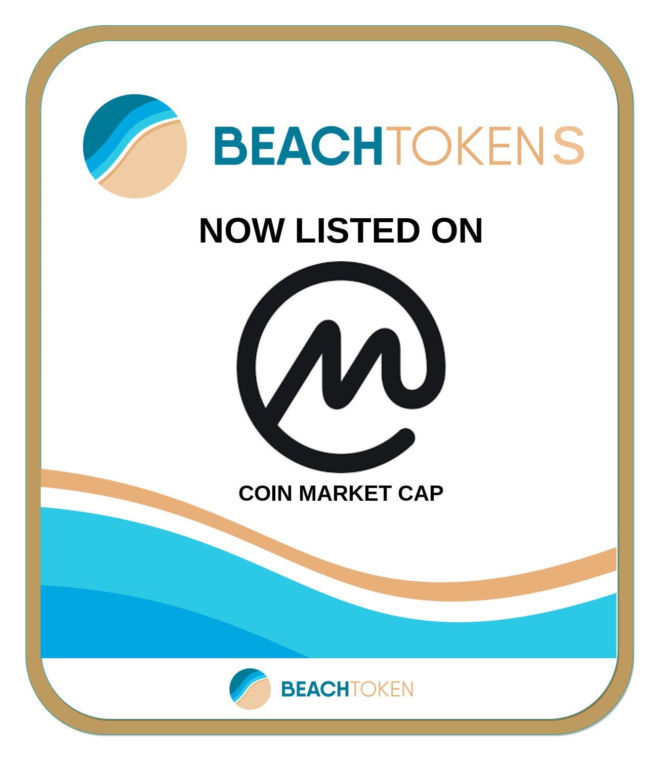 Beach Bsc Listed On Cmc The Beach Team Are Delighted To By Beach Token Oct 2021 Medium
