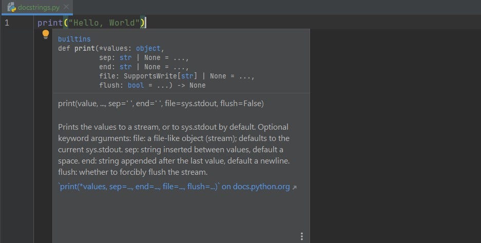Docstrings in Python for Beginners | by Ivan Bowen | Apr, 2022 | Medium
