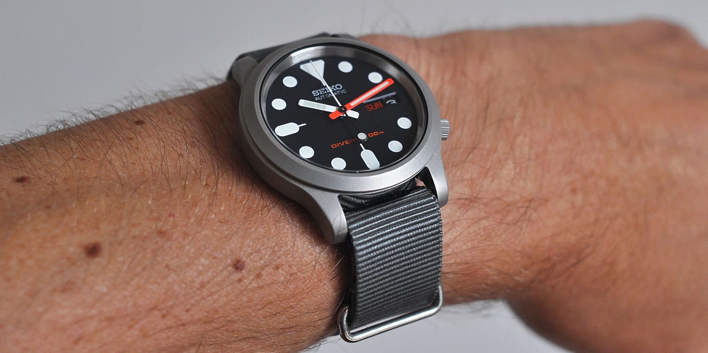 My Seiko SNK Po-mo. Breaking a perfectly good watch, hoping… | by Craig  Morey | Medium