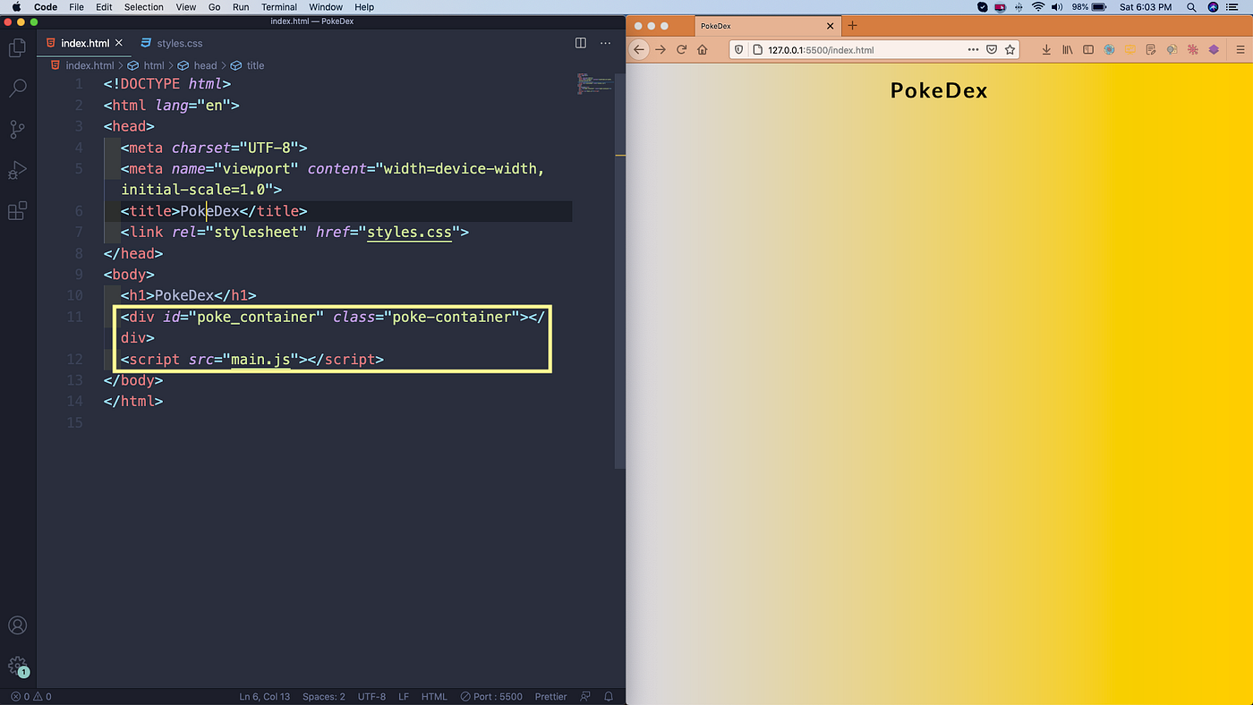 Create a PokeDex with Vanilla JS. In this project we are going to create… |  by Nabendu Biswas | Level Up Coding