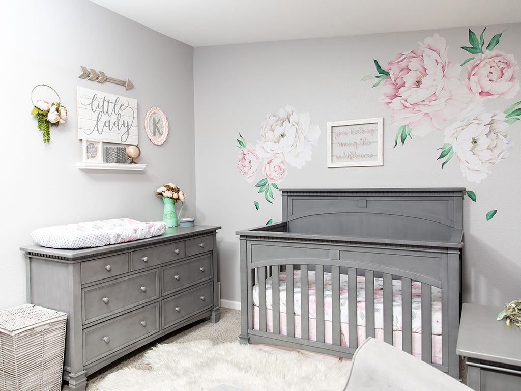 light gray nursery