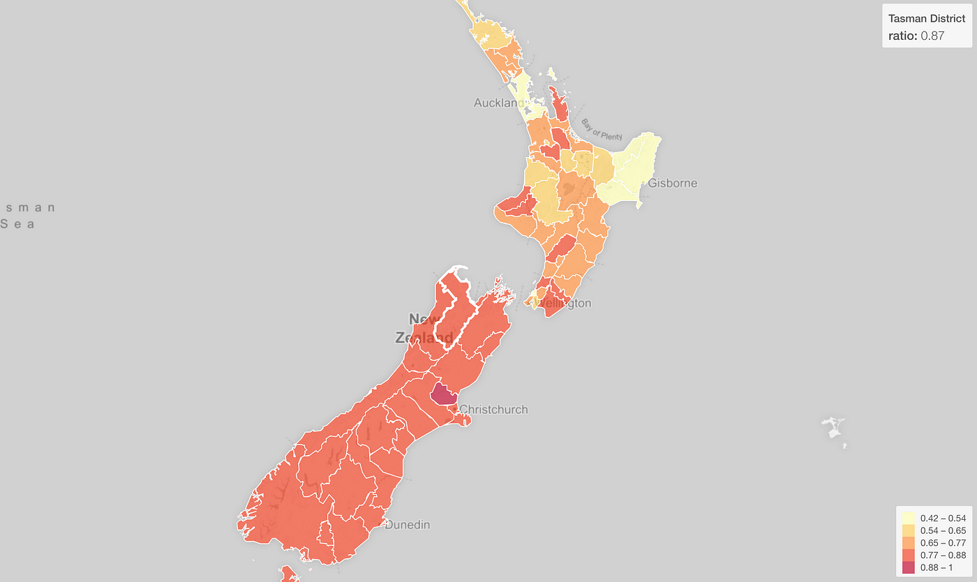 New Zealand Districts Map Making Maps For New Zealand Regions And Territories In R | By Kan Nishida |  Learn Data Science