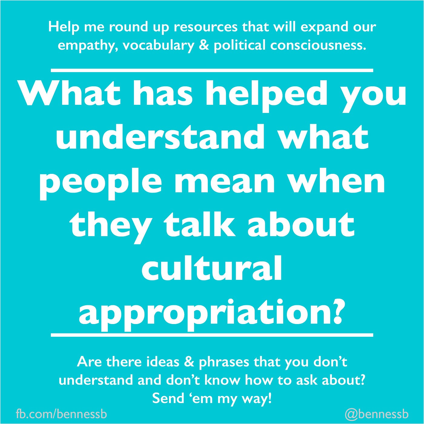 Cultural Appropriation: What People Mean | By Brianne Benness | Medium