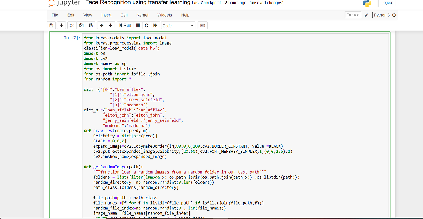 Task-4(MLOps). FACE RECOGNITION USING TRANSFER… | by Prince Raj | Medium