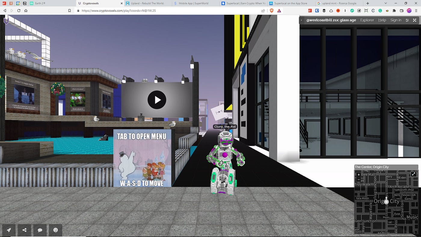 Cryptovoxels metaverse