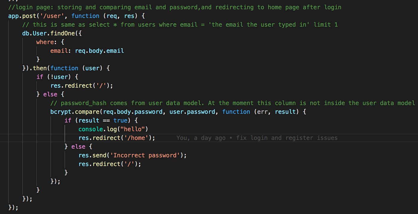 A quick guide for Authentication using 'bcrypt' on Express/NodeJs | by Mridula Shankar | Medium A quick guide for authentication using 'bcrypt' on express/nodejs | by mridula shankar | medium