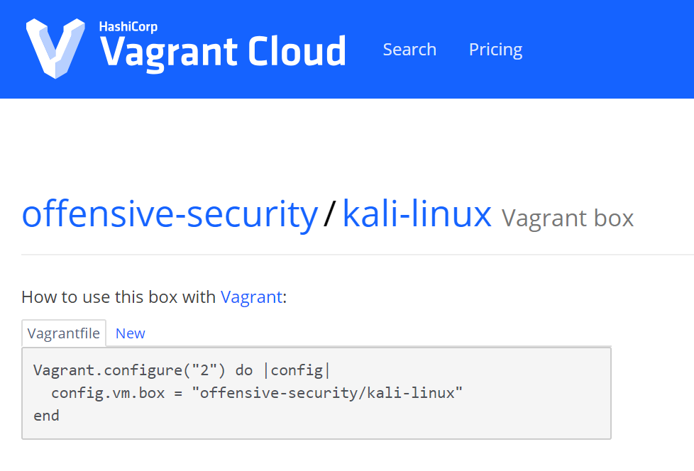การใช้ Vagrant เพื่อติดตั้ง KaliLinux เบื้องต้น by dmin Selectier