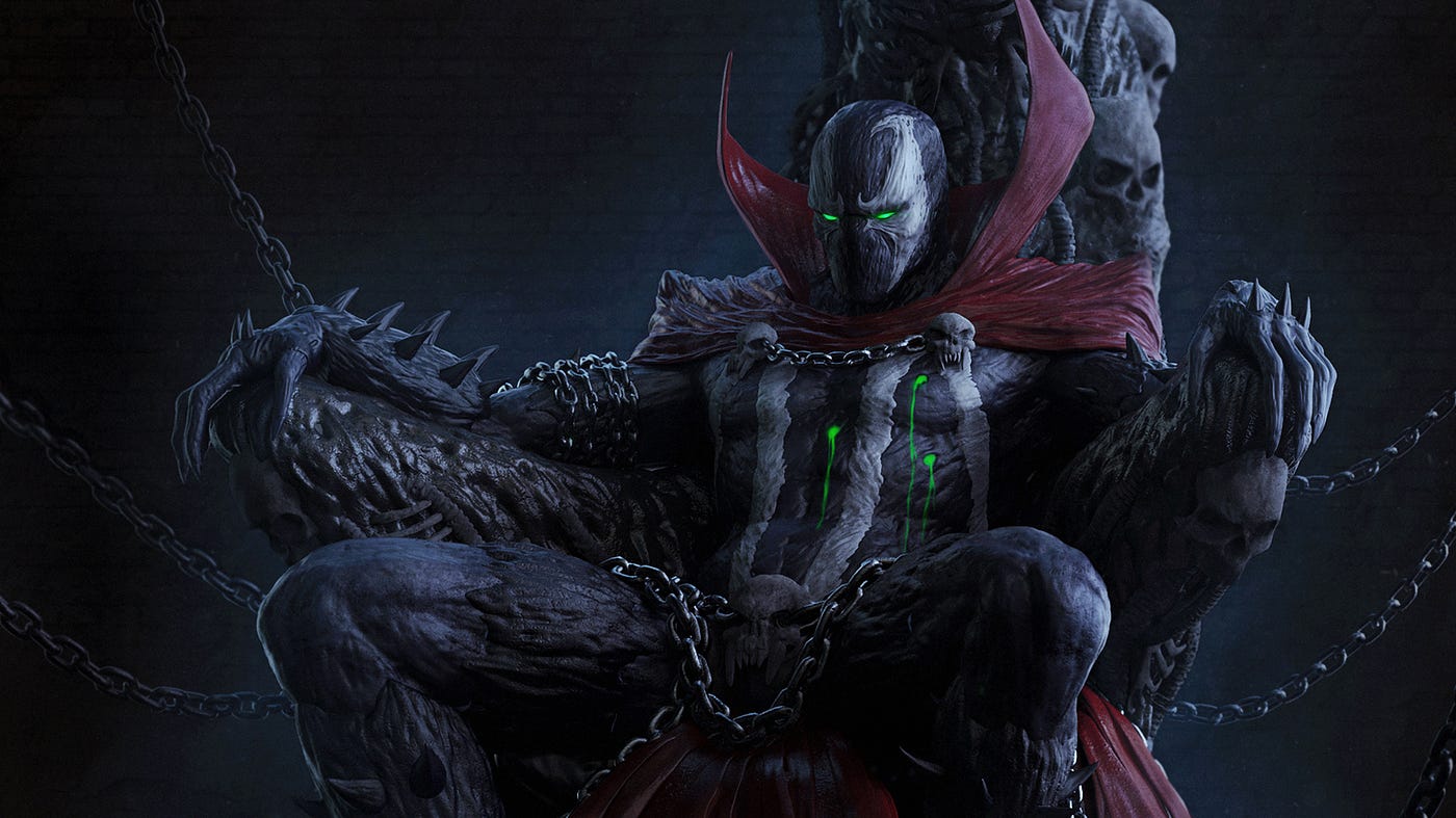 Spawn design in Mortal Kombat 11.