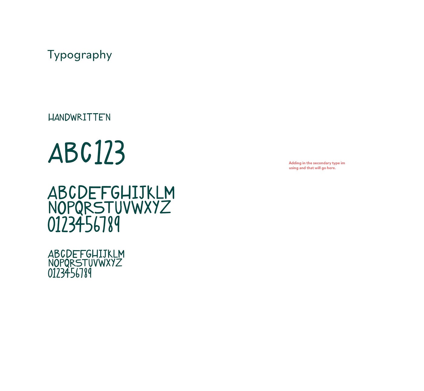 Rough Layout of Style Guide. Here’s a really rough version of my… by