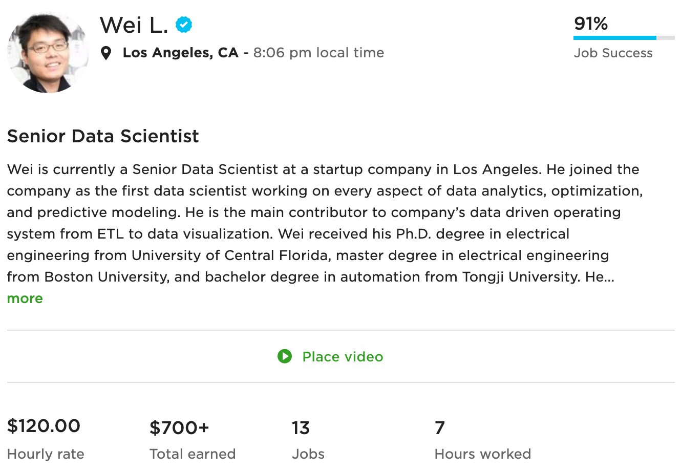 I Became a Freelancing Data Scientist  by Wei Lin  Towards Data