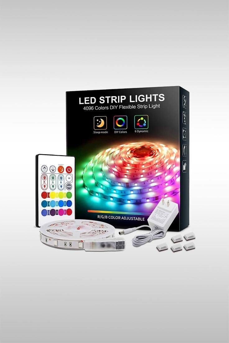 Color-Changing LED Strip Lights — Image Credit: My Beauty Light