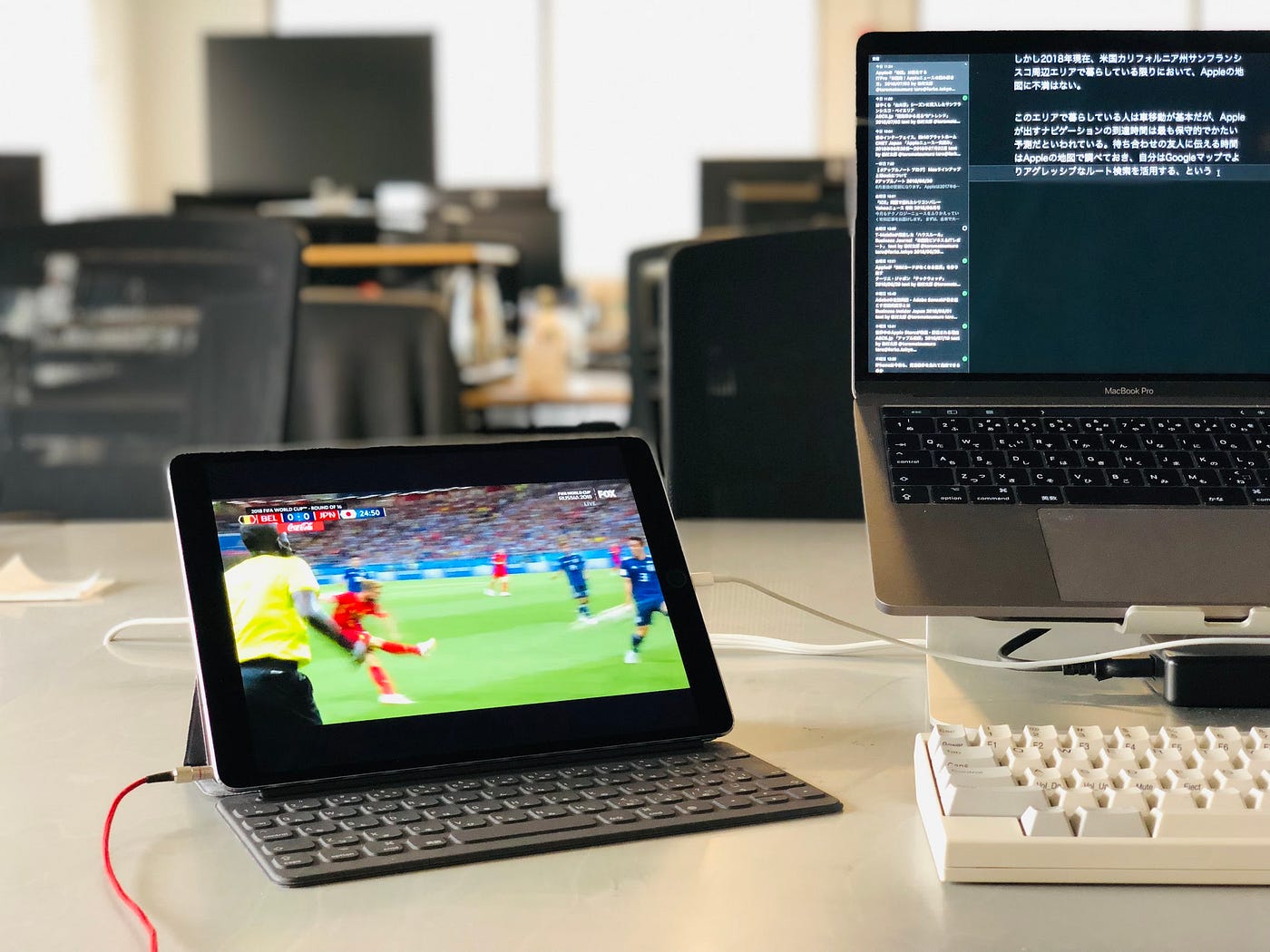 Youtube Tvは現状最強のテレビ視聴環境 ワールドカップサッカー 日本代表の試合には本当に感動しました 最後のカウンターで By Taro Matsumura 松村太郎 Tarosite