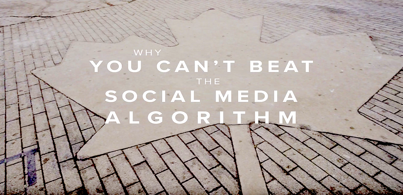 Why You Can't Beat the Social Media Algorithm | by Jared VanderMeer | Medium
