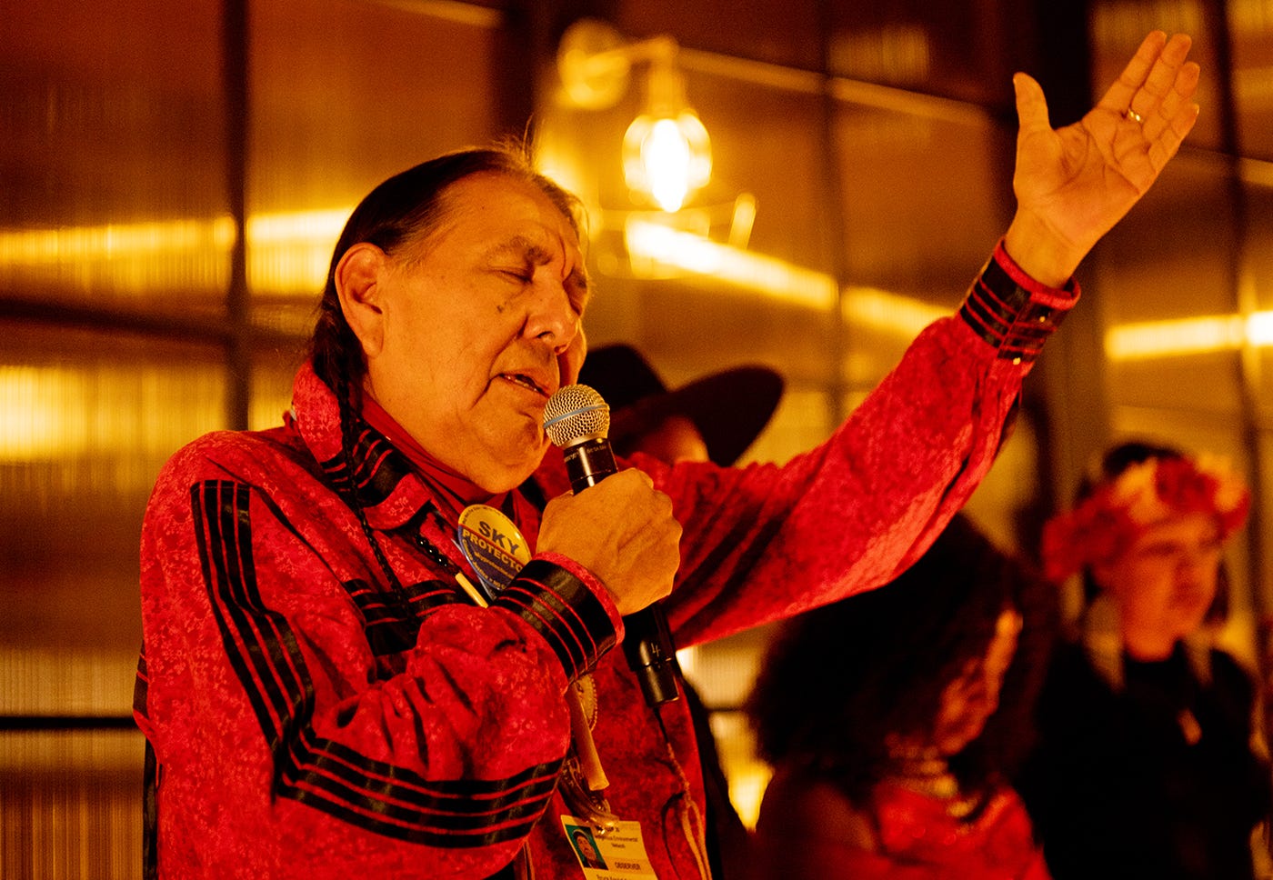 Tom B. K. Goldtooth at Indigenous Listening Sessions COP26