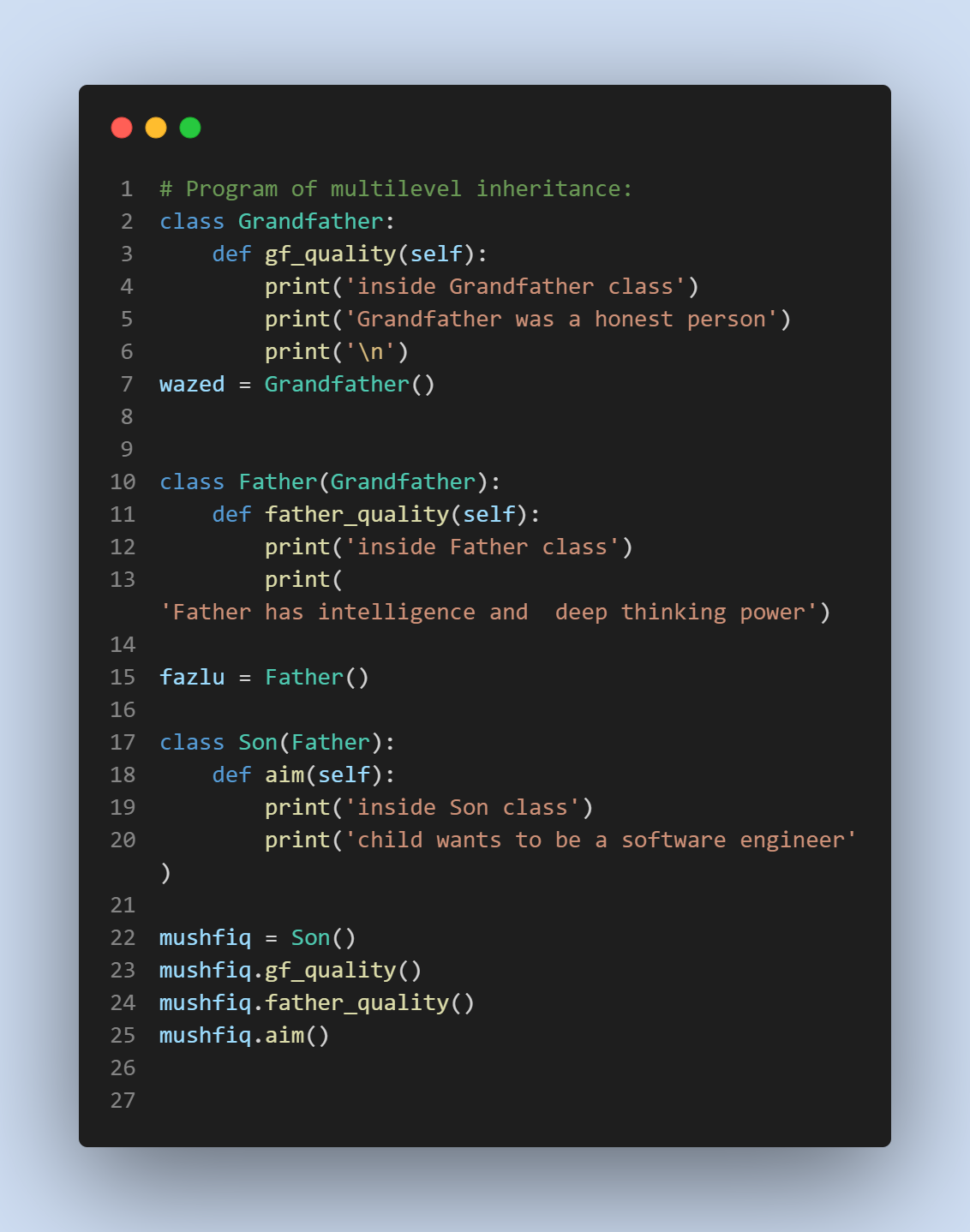 Python Inheritance and polymorphism | by Kazi Mushfiqur Rahman | Apr ...