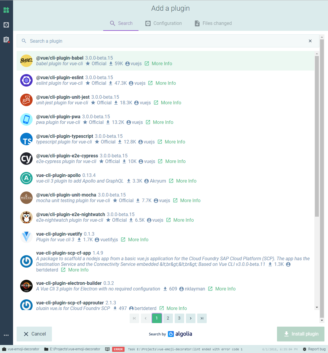 vue cli