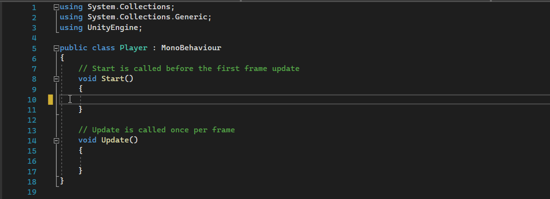 Simple Player Movement in Unity. Setting Player Starting Position and ...