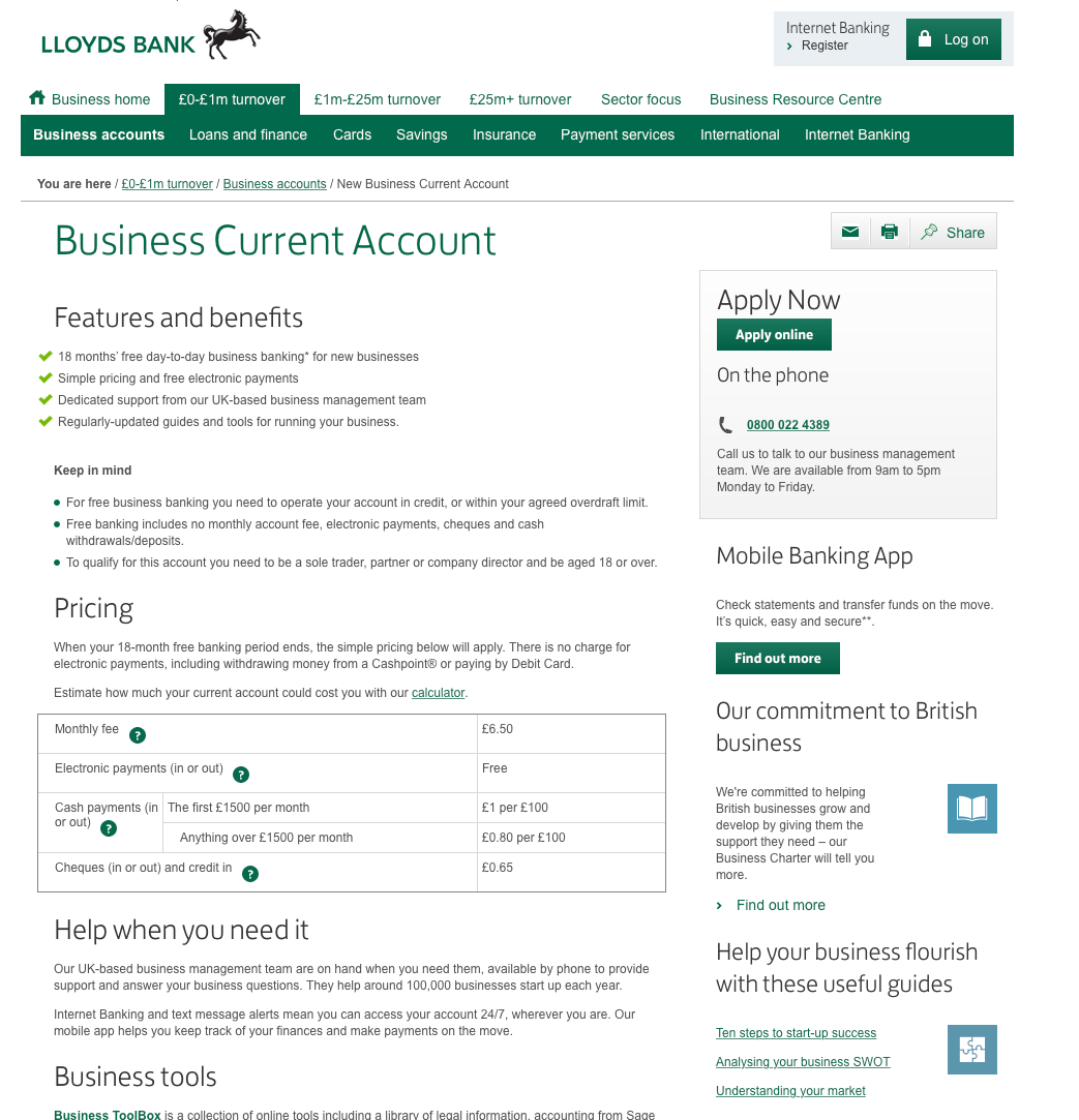 Business Bank accounts. It is vital to have a business account