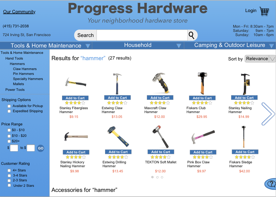 Case Study Progress Hardware. Helping a humble hardware store make