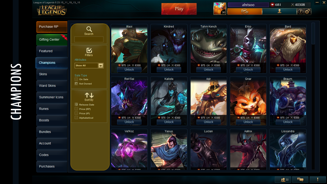 League of Legends Store Redesign. In-game stores lie in a pretty unique… |  by Jina | Medium