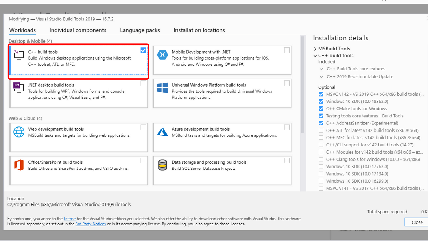 Solved Microsoft Visual C 14 0 Is Required By Yug Damor Medium