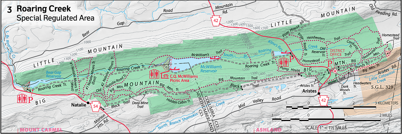 Weiser State Forest Map Hiking Weiser State Forest's Roaring Creek Tract (Aristes, Pa) — July 2020  | By David S. Heineman | Medium