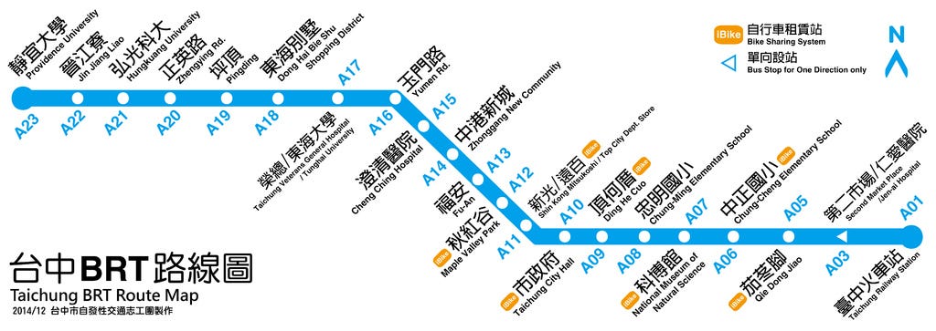 搭brt遊台中 Brt沿線市區景點美食介紹 台中精選 來台中玩 你會選擇什麼交通工具呢 By 隱和旅innk Hotel 逢甲隱和旅