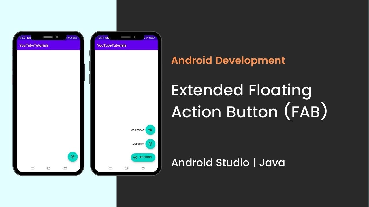How to add Extended Floating Action Button in Android | Android Studio |  Java | by Golap Gunjan Barman | Nerd For Tech | Medium