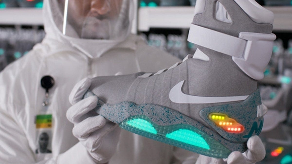 nike laceless shoes back to the future