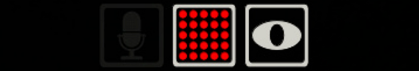 Icons for mic and infrared