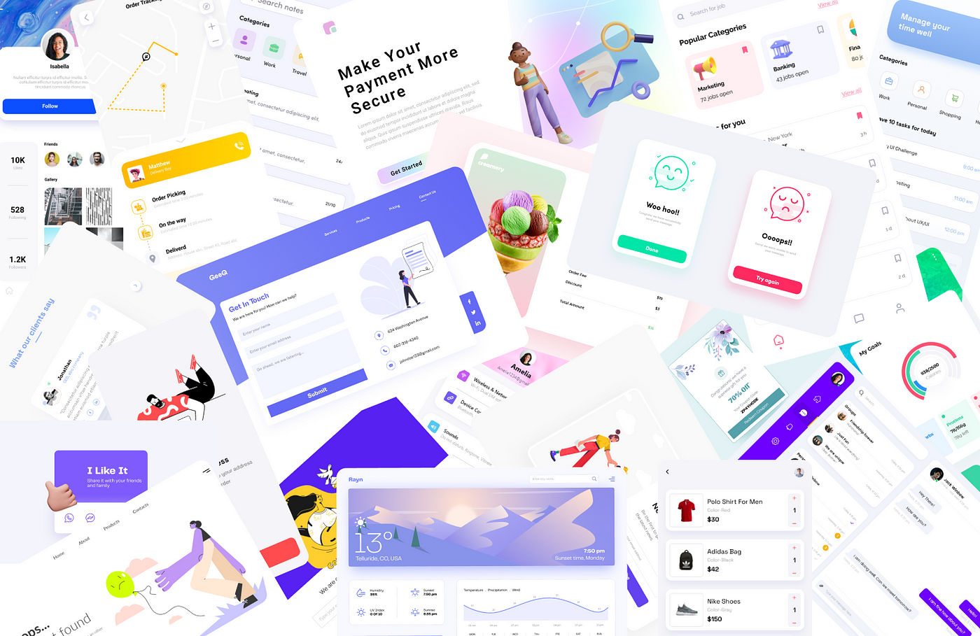 50 Day UI Design Challenge. Hi designers! ? I am a UX designer… | by Ayşe  | Medium