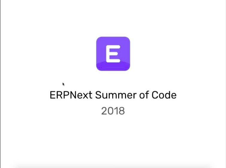 ERPNext Summer Of Code ESoC How It Started And What Is It By 