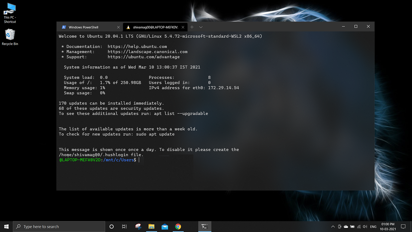 The New Way of Using Linux Seamlessly in Windows by WSL | by Nil Madhab |  Dev Genius