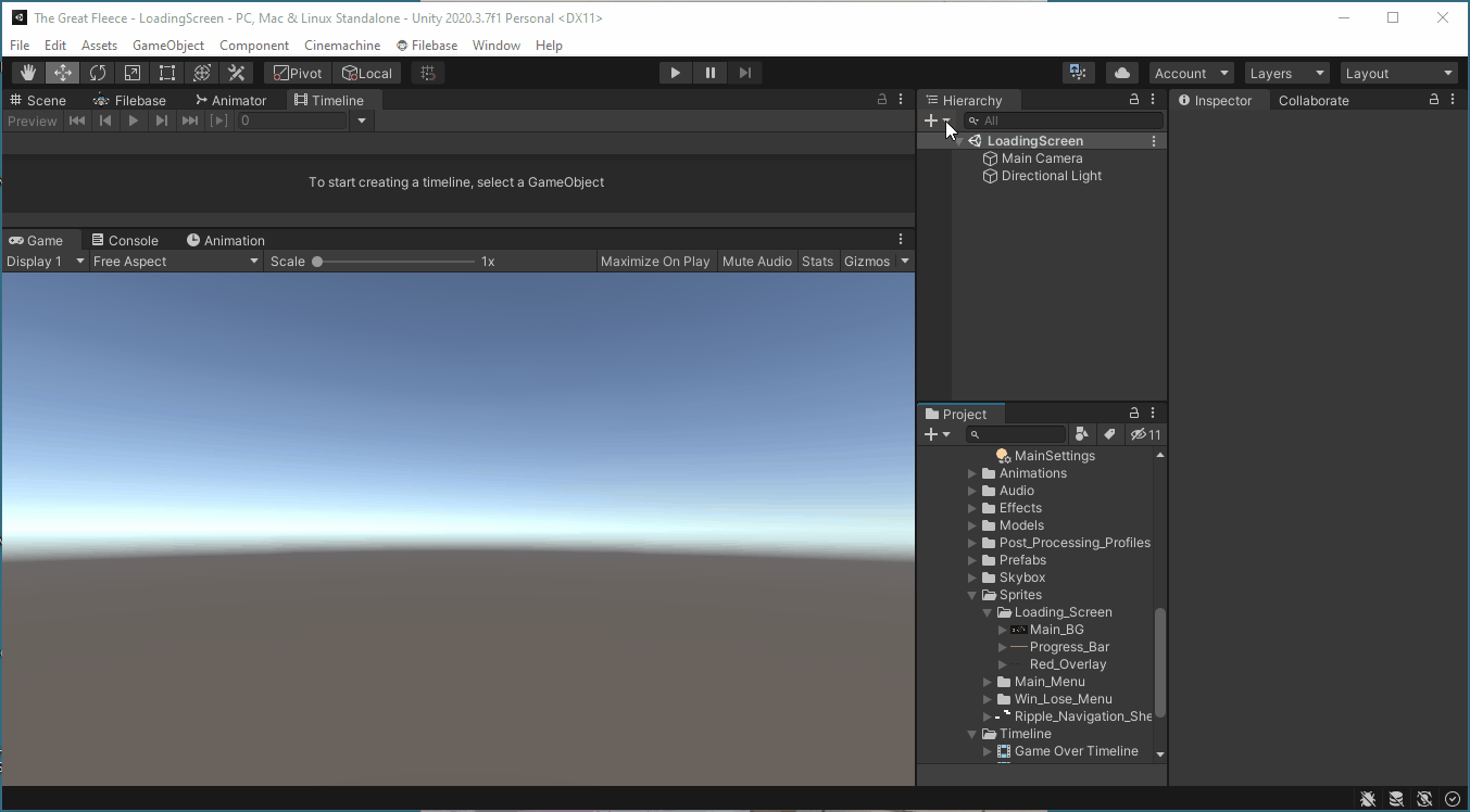 My journey becoming a Unity game developer: Main Menu: Loading Screen with  a Loading Bar | by Rhett Haynes | Medium