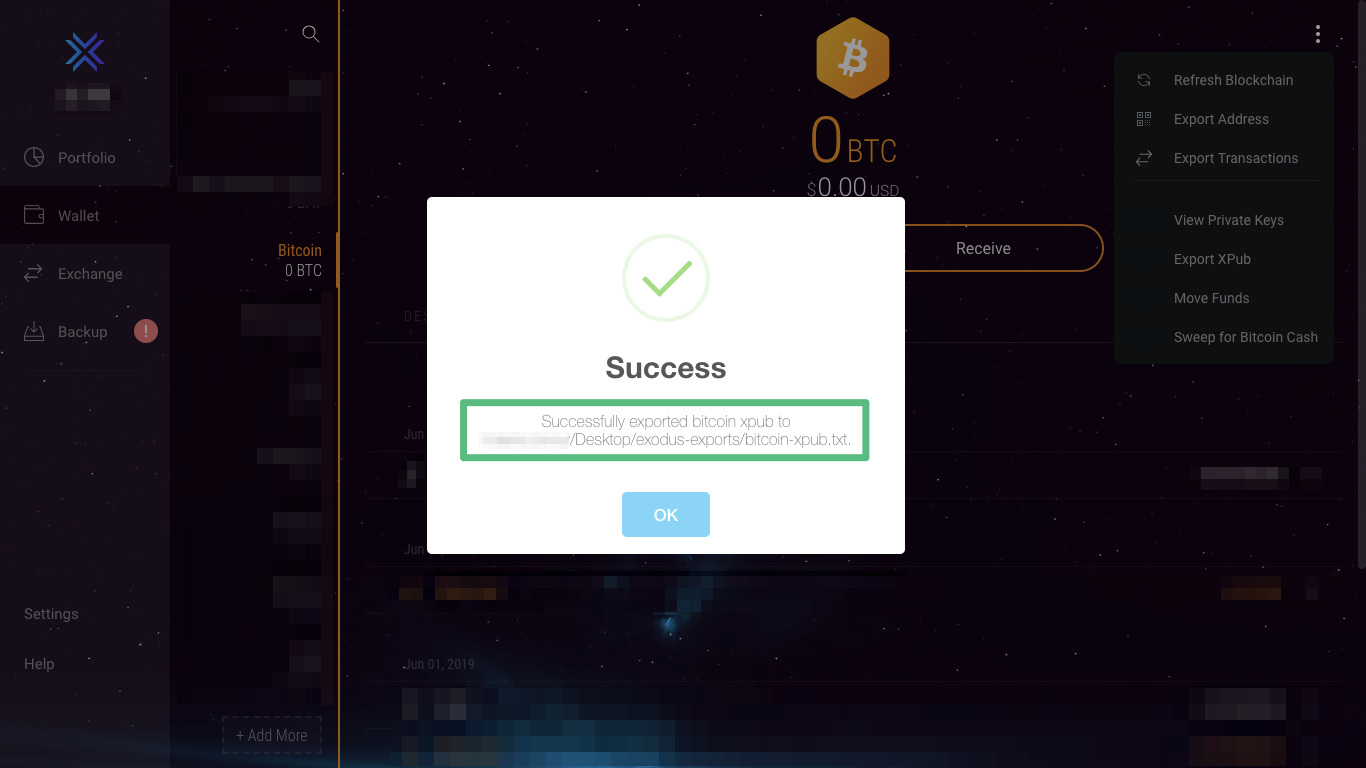 Bitcoin xpub generator