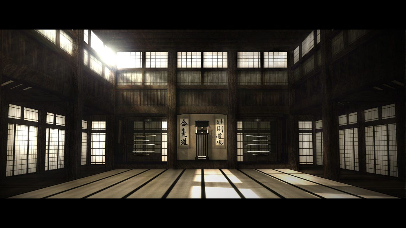 This is what the dojo looks like