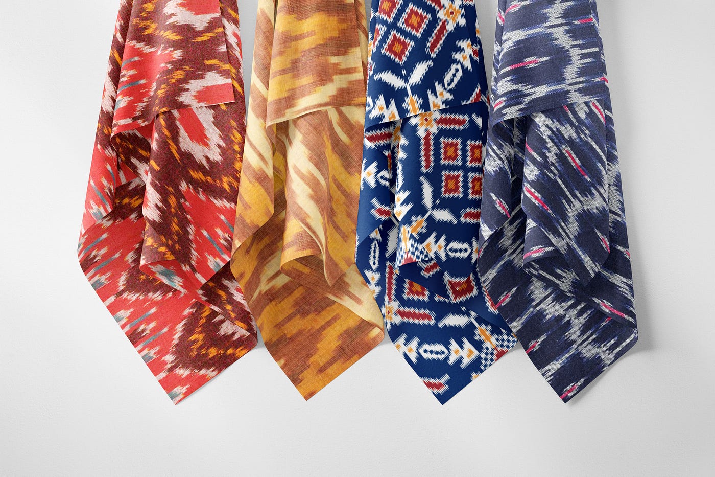 Ikat Printed Fabric