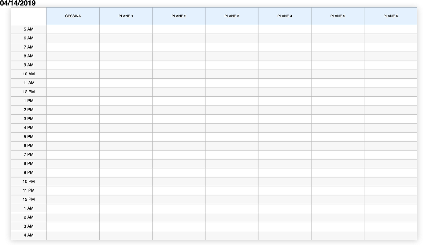 Using CSS Grid & jQuery: Making a Daily Scheduler Pt. I | by Aleks ...